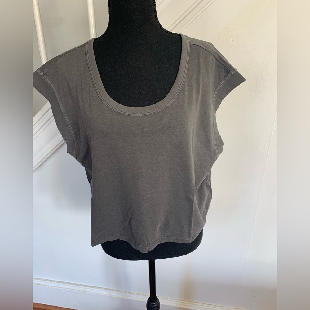 NWT Ideology Charcoal Muscle Tee